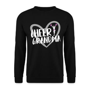 Cheerleader Cheerleading - Unisex Sweatshirt - black - Front - Alina (178cm) & Michal (187cm)