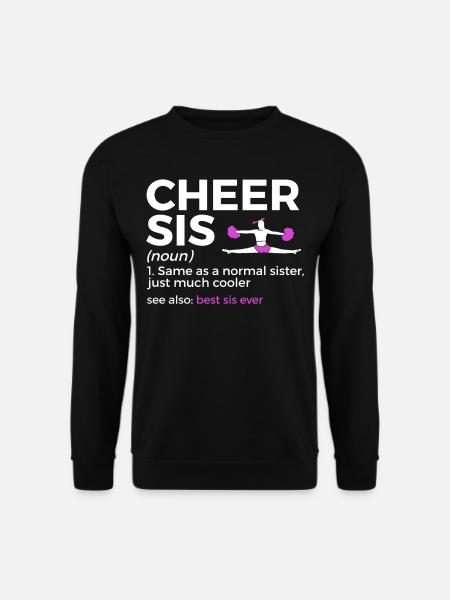 Cheerleader Cheerleading - Unisex Pullover - Schwarz