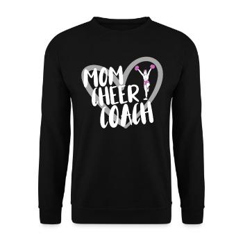 Cheerleader Cheerleading - Unisex Sweatshirt - black - Front - Alina (178cm) & Michal (187cm)