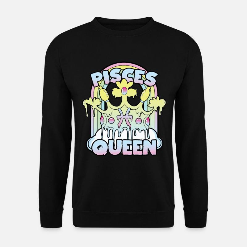 Pisces Queen - Unisex Sweatshirt - black