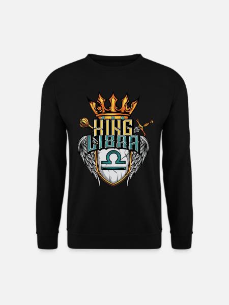 Libra Zodiac Sign - Unisex Sweatshirt - black