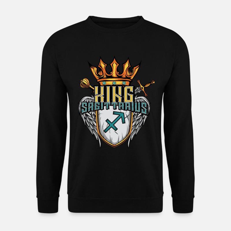 Sagittarius Zodiac Sign - Unisex Sweatshirt - black