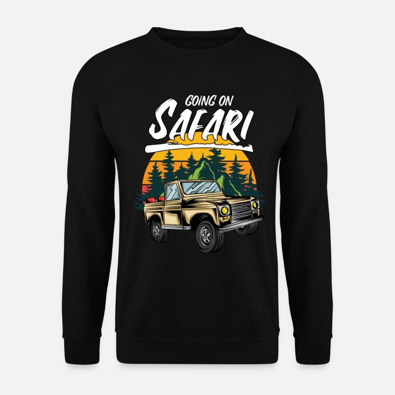Going On Safari SUV - Unisex Sweatshirt - black