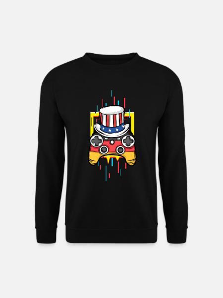 Gaming Gaming Controller Games Gamer - Unisex Sweatshirt - black