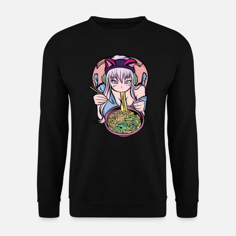Anime Anime Manga Anime Mädchen - Unisex Pullover - Schwarz