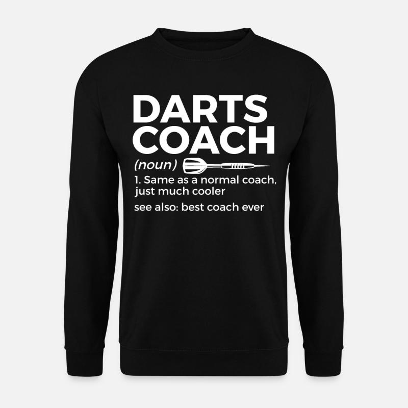 Joueur de fléchettes Fléchettes - Sweat-shirt Unisexe - noir