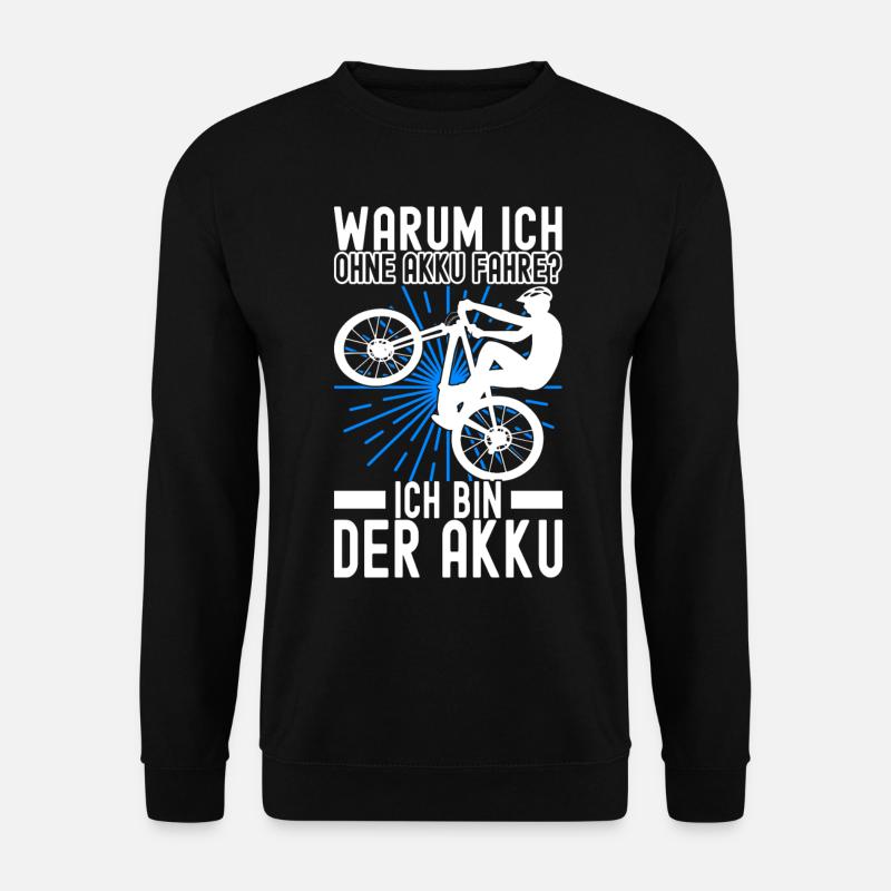 Fahrrad Fahrradfahrer - Unisex Pullover - Schwarz