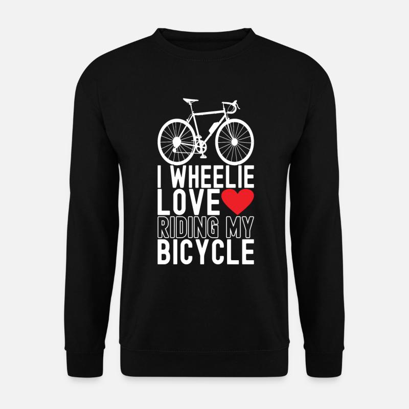 Fahrrad Fahrradfahrer - Unisex Pullover - Schwarz