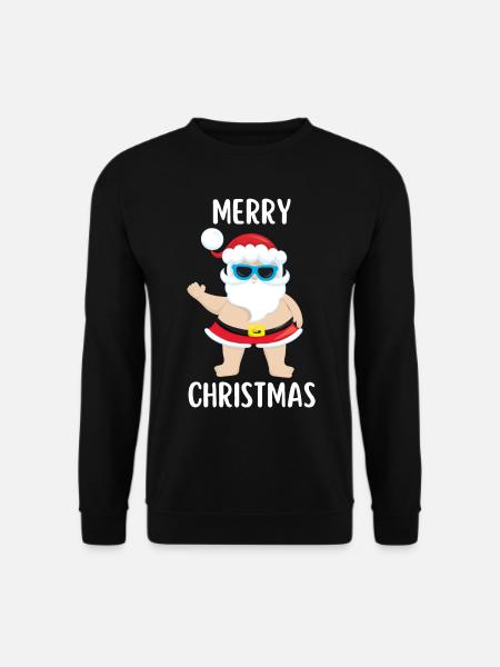 Merry Christmas Lustiges Weihnachtsshirt - Unisex Pullover - Schwarz