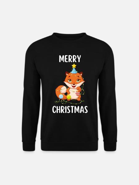 Merry Christmas Lustiges Weihnachtsshirt - Unisex Pullover - Schwarz
