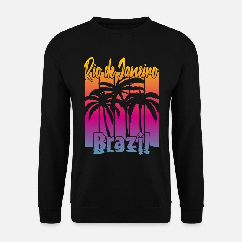 Rio de Janeiro Brazil - Unisex Pullover - Schwarz