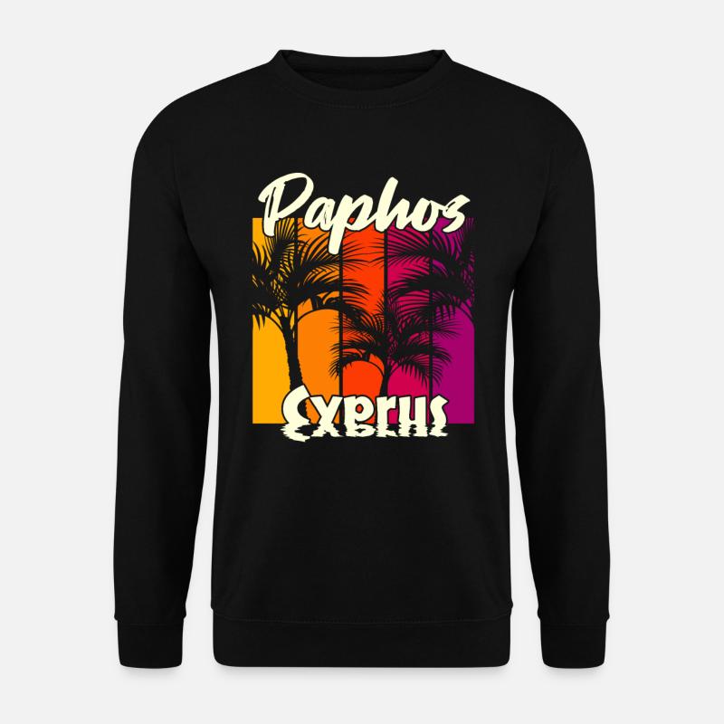 Paphos Chypre - Sweat-shirt Unisexe - noir