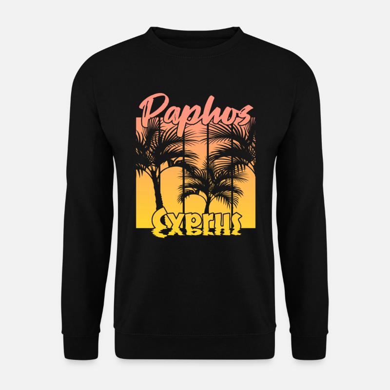 Paphos Cyprus - Unisex Pullover - Schwarz