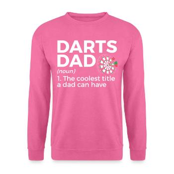 Joueur de fléchettes Fléchettes - Sweat-shirt Unisexe - rose - Devant