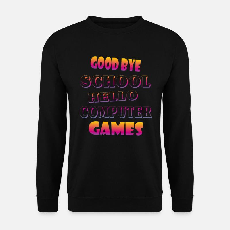 School Gamer Students - Unisex Sweatshirt - black