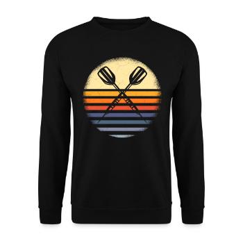 Joueur de fléchettes Fléchettes - Sweat-shirt Unisexe - noir - Devant - Alina (178cm) & Michal (187cm)