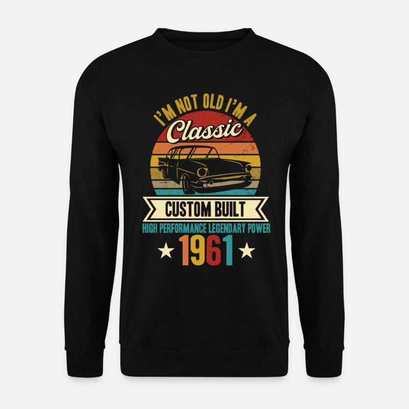 Birthday 1961 - Unisex Sweatshirt - black