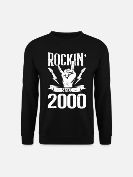 Rockin since 2000 - Unisex Sweatshirt - black