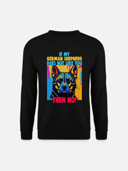 Dogs German Shepherd Dog lovers - Unisex Sweatshirt - black