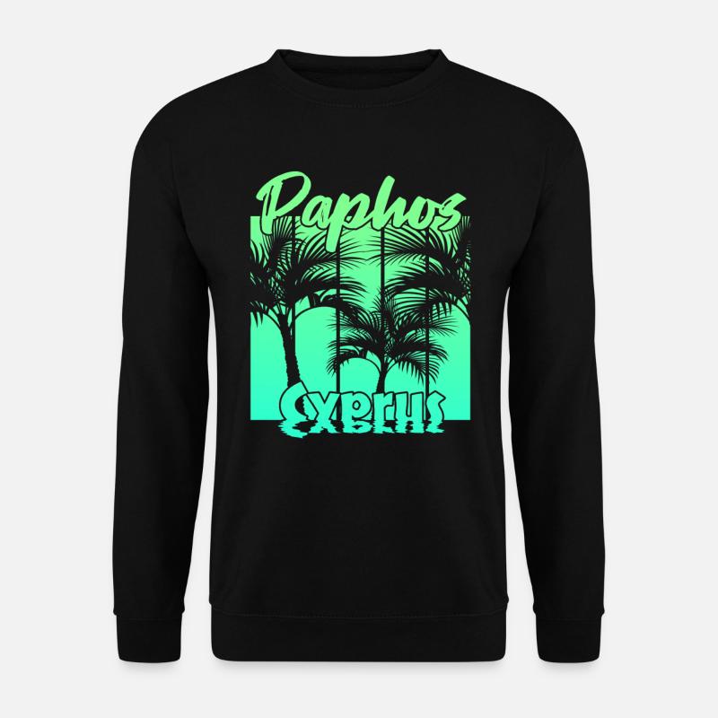 Paphos Chypre - Sweat-shirt Unisexe - noir