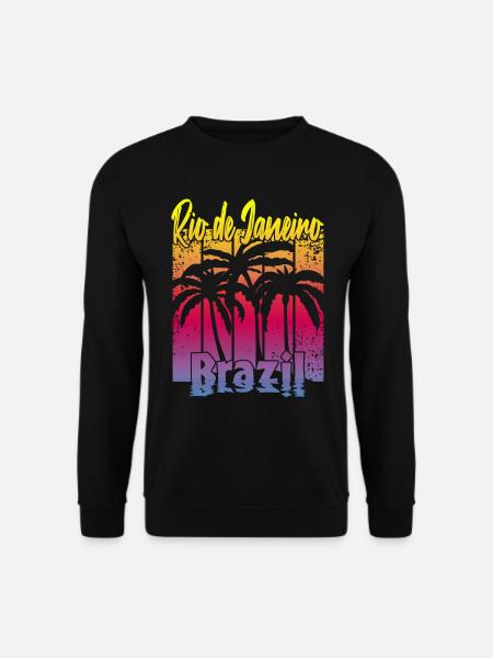 Rio de Janeiro Brazil - Unisex Pullover - Schwarz