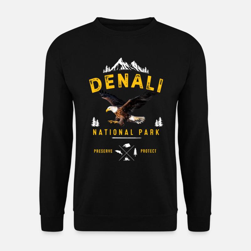 Alaska - Unisex Pullover - Schwarz