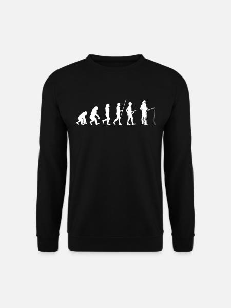 Fishing Gift Fisherman Angler Petri Healing Rod - Unisex Sweatshirt - black