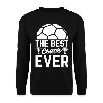 Le meilleur entraîneur de football de tous les temps - Soccer Trainer Soccer - Sweat-shirt Unisexe - noir - Devant - Alina (178cm) & Michal (187cm)