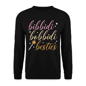 Bibbidi Bobbidi Beasts - Unisex Sweatshirt - black - Front - Alina (178cm) & Michal (187cm)