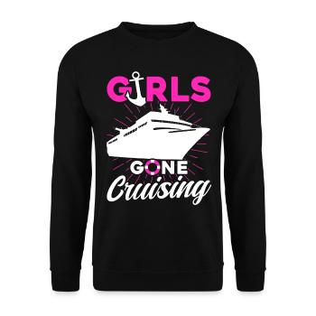Girls Gone Cruising - Unisex Sweatshirt - black - Front - Alina (178cm) & Michal (187cm)