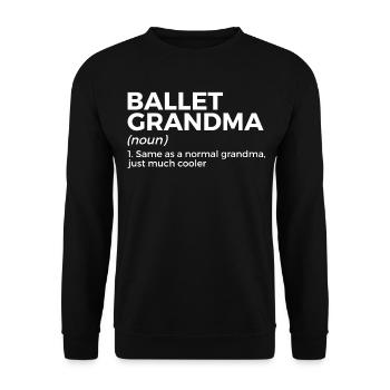 Ballet Tanzen - Unisex Pullover - Schwarz - Vorne - Alina (178cm) & Michal (187cm)