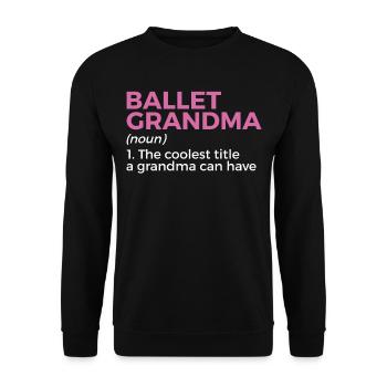 Ballet Tanzen - Unisex Pullover - Schwarz - Vorne - Alina (178cm) & Michal (187cm)