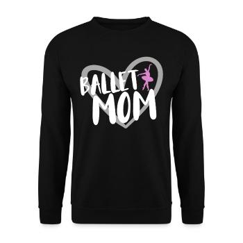 Ballet Tanzen - Unisex Pullover - Schwarz - Vorne - Alina (178cm) & Michal (187cm)