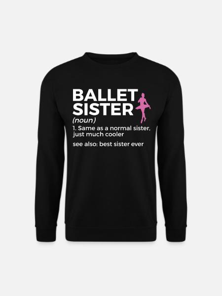 Danse classique - Sweat-shirt Unisexe - noir
