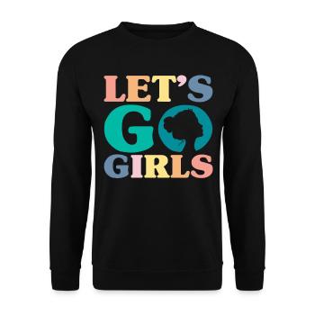 Lets Go Girls Jga Frauen - Unisex Pullover - Schwarz - Vorne - Alina (178cm) & Michal (187cm)