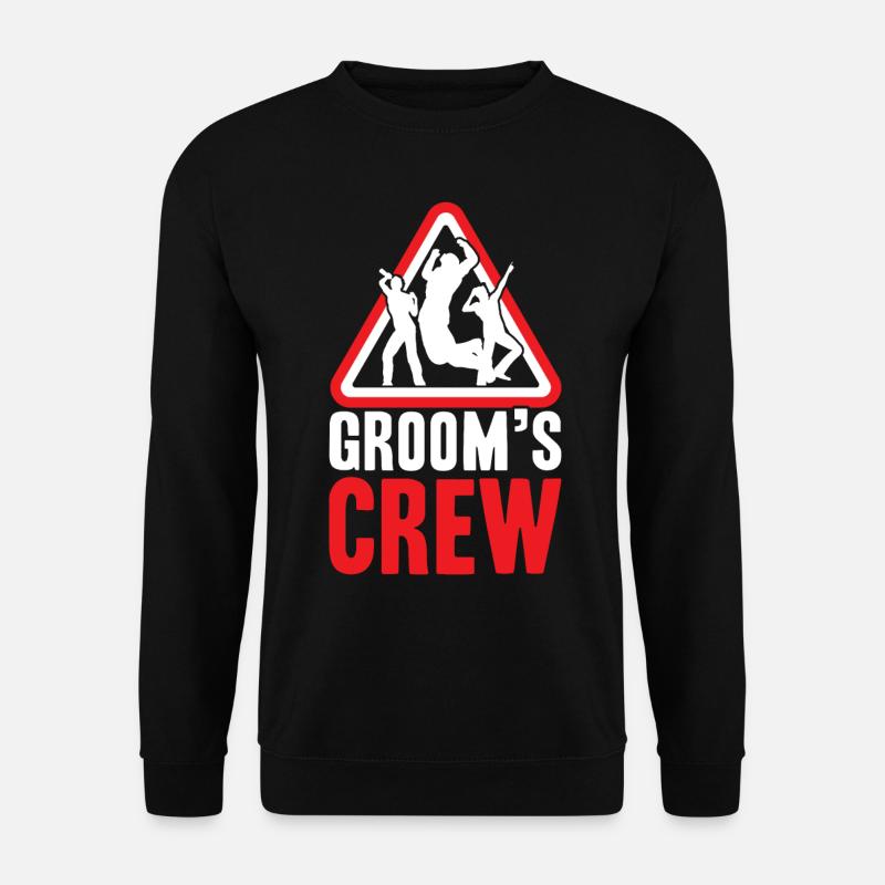 Grooms Crew - Unisex Sweatshirt - black