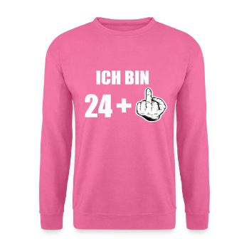 25 Geburtstag - Unisex Pullover - Pink - Vorne