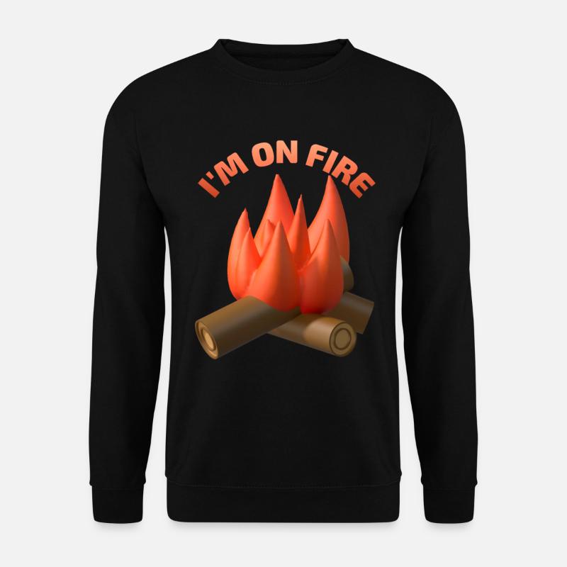 Enthusiastic, enthusiastic, motivational - Unisex Sweatshirt - black