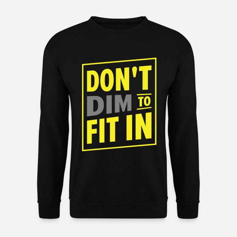 Inspirer un penseur positif - Sweat-shirt Unisexe - noir