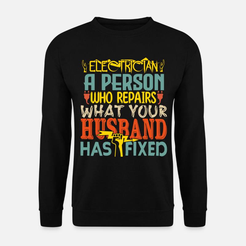 Elektriker - Unisex Pullover - Schwarz