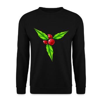 Grand gui pour Noël - Sweat-shirt Unisexe - noir - Devant - Alina (178cm) & Michal (187cm)