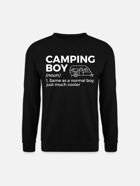 Camping Camping Camping-car - Sweat-shirt Unisexe - noir