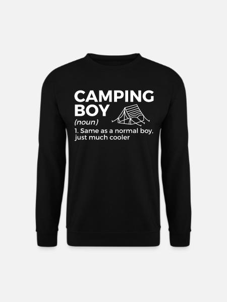 Camping Camping Camping-car - Sweat-shirt Unisexe - noir