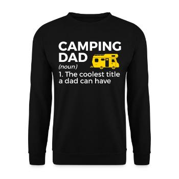 Camping Camping Camping-car - Sweat-shirt Unisexe - noir - Devant - Alina (178cm) & Michal (187cm)