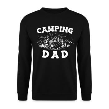 Camping Camping Camping-car - Sweat-shirt Unisexe - noir - Devant - Alina (178cm) & Michal (187cm)