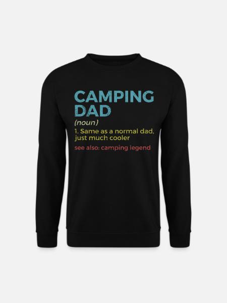 Camping Camping Camping-car - Sweat-shirt Unisexe - noir
