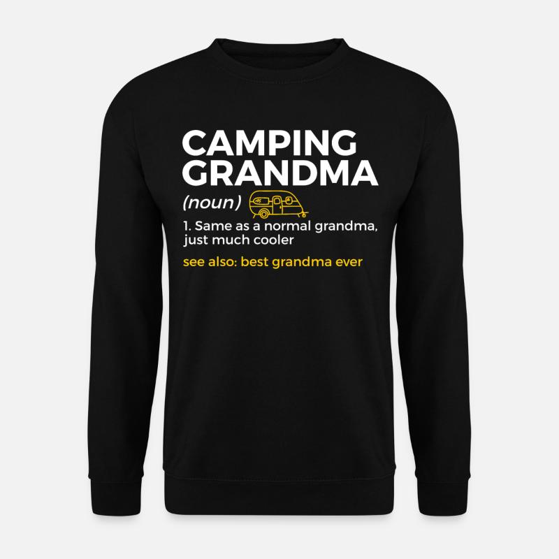 Camping Camping Camping-car - Sweat-shirt Unisexe - noir