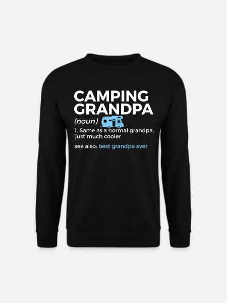 Camping Camping Camping-car - Sweat-shirt Unisexe - noir