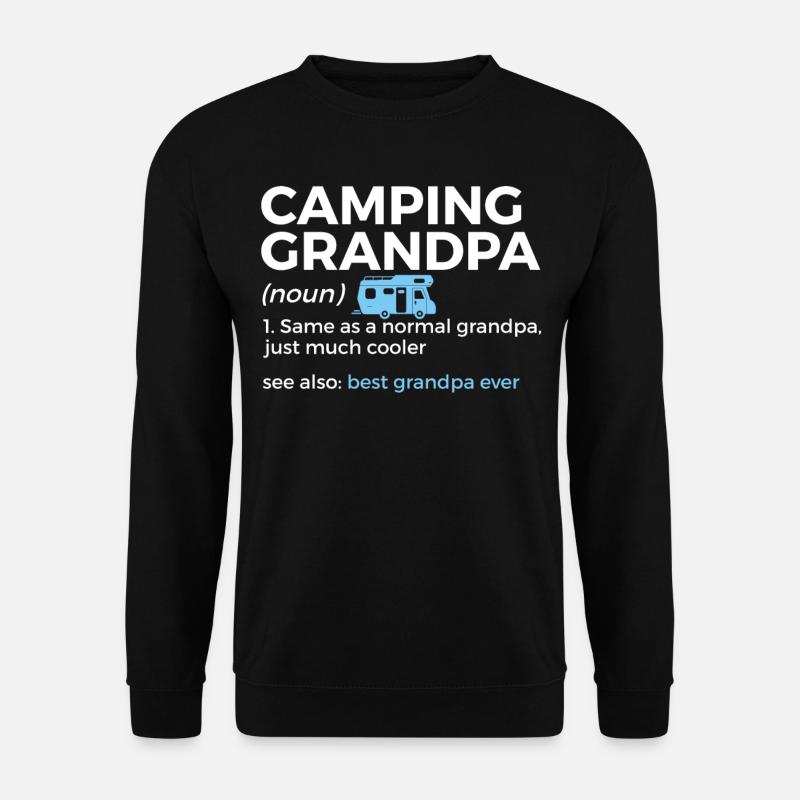 Camping Camping Camping-car - Sweat-shirt Unisexe - noir