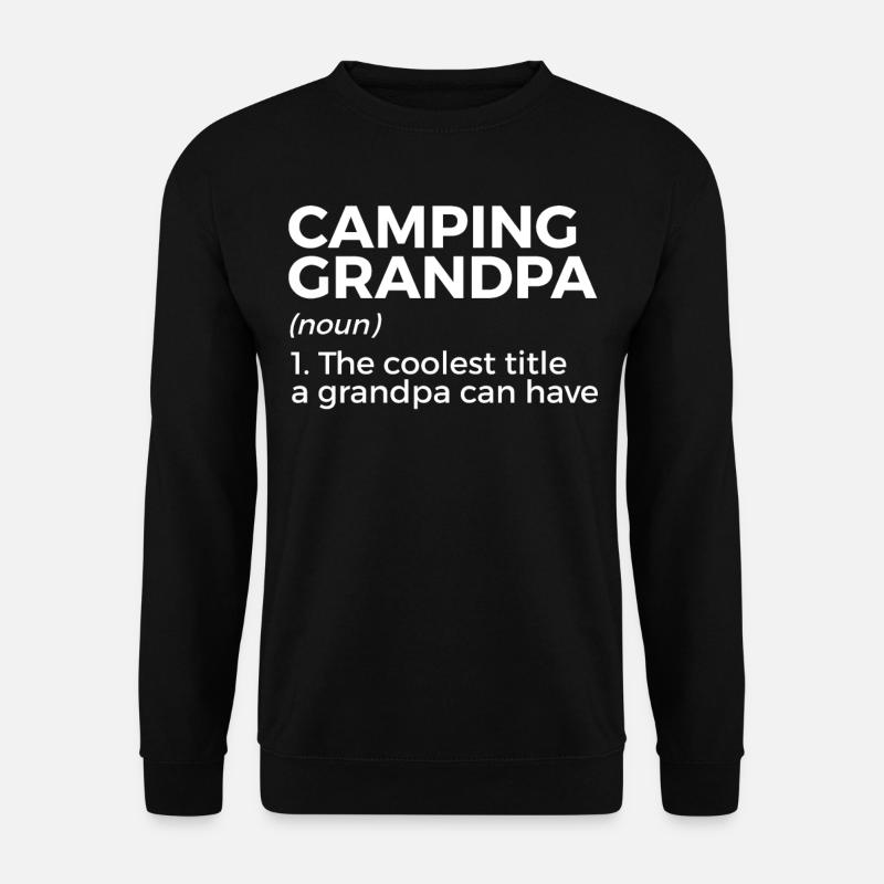 Camping Camping Camping-car - Sweat-shirt Unisexe - noir